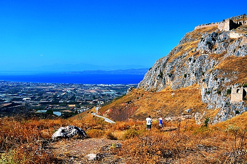 view from Acrocorinth
