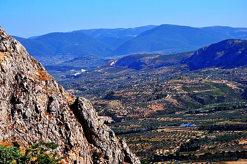 view from Acrocorinth