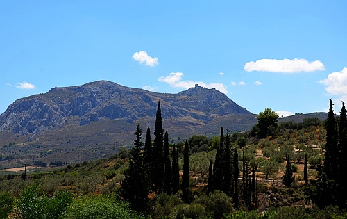 view to Acrocorinth