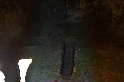 interior of chamber tomb 15