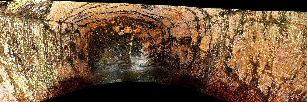 interior of chamber tomb 15