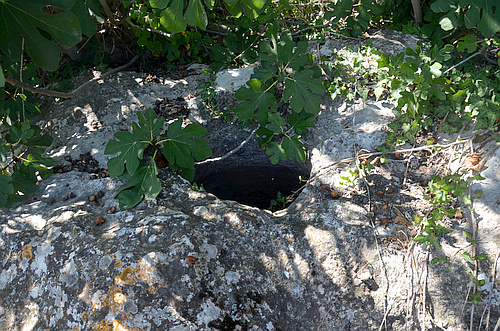 ceiling of Mycenaean chamber tomb