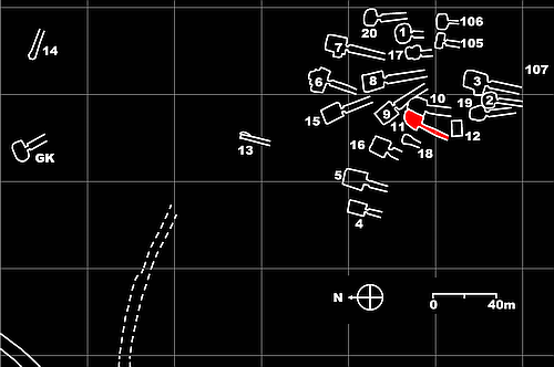 location chamber tomb 11