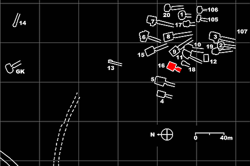 location chamber tomb 16