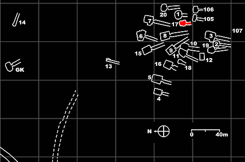 location chamber tomb 17
