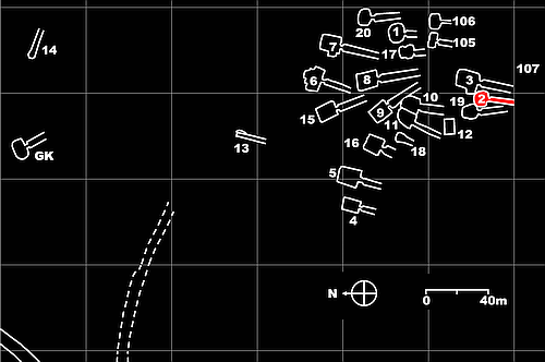 location chamber tomb 2