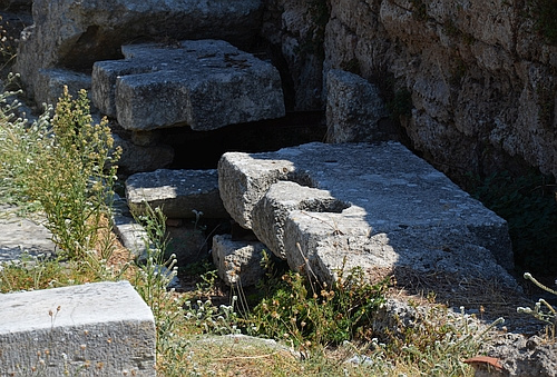 Corinth ancient latrines