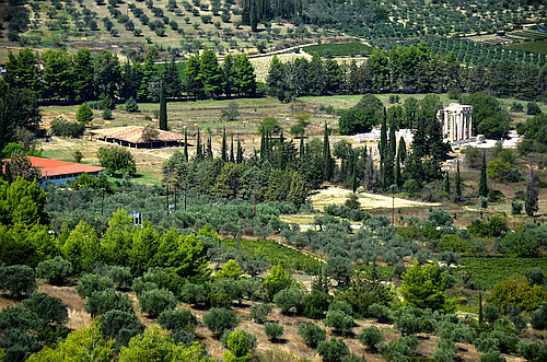 view from Evangelistria hill