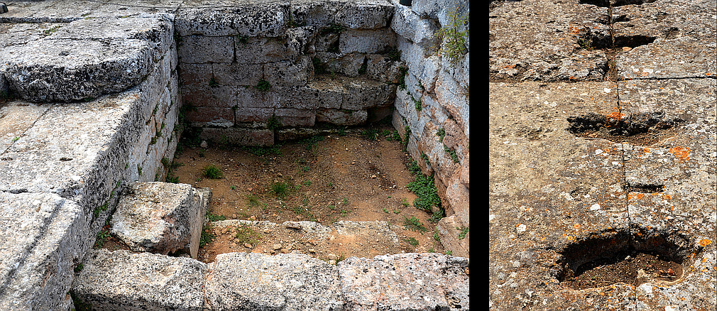cella of the Zeus temple