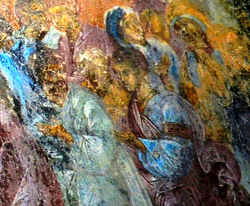 Peribleptos monastery frescos Mystras