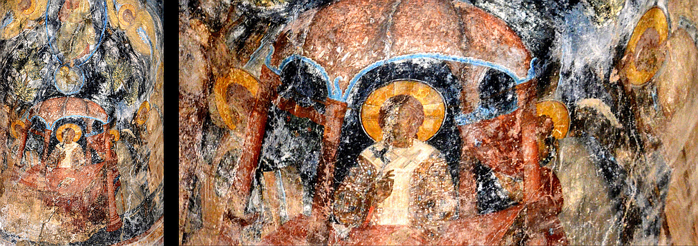 Peribleptos monastery frescos Mystras