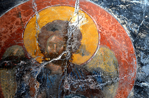 Peribleptos monastery frescos Mystras