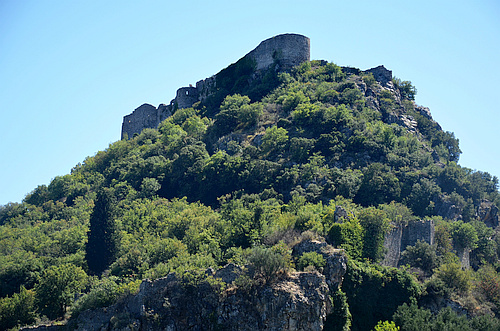 Frankish castle in Mystras