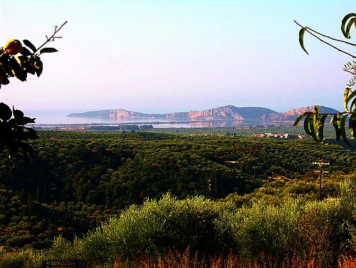 view to the Bay of Navarino