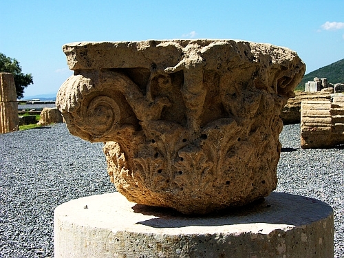 columns in landscape