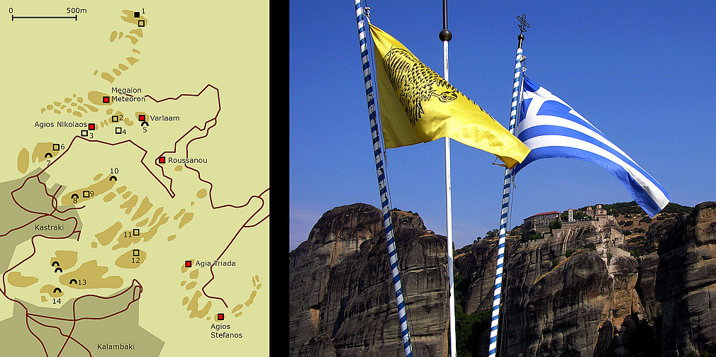 Meteora plan and flags